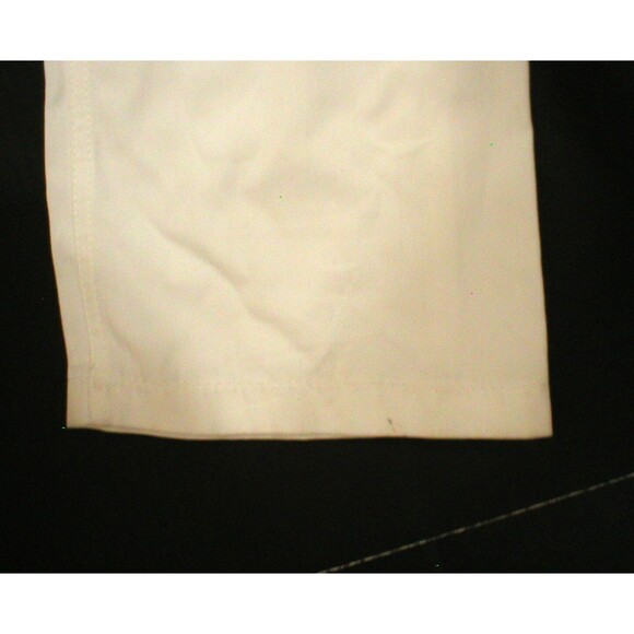New Womens Designer Emporio Armani Cotton Pants 44 8 White Tall NWT Belt Accent - Picture 7 of 8